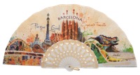 Plastic fan souvenir collections 296/1BLA