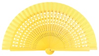 Wooden fan in colors 4013AMA