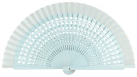Wooden fan in colors 4013CEL