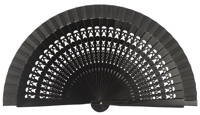 Wooden fan in colors 4013NEG