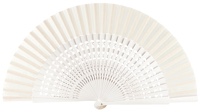 Wooden fan in colors 4056BLA