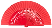 Wooden fan in colors 4056ROJ