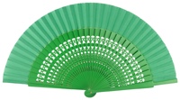 Wooden fan in colors 4056VER