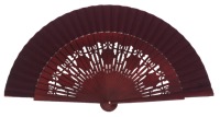 Wooden fan in colors 4058GRA