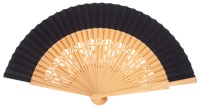 Wooden fan in colors 4058NTM