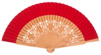 Wooden fan in colors 4058NTR
