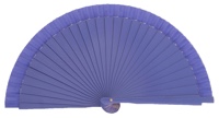 Wooden fan in colors 4063VIO