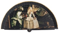 Wooden fan painting collections 4287NEG