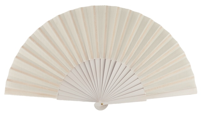 Wooden fan in colors 4049BLA