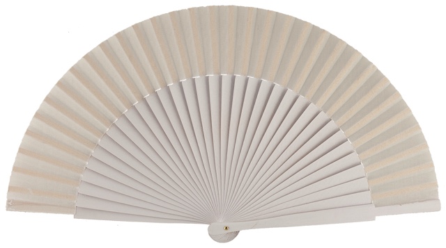 Wooden fan in colors 4055BLA