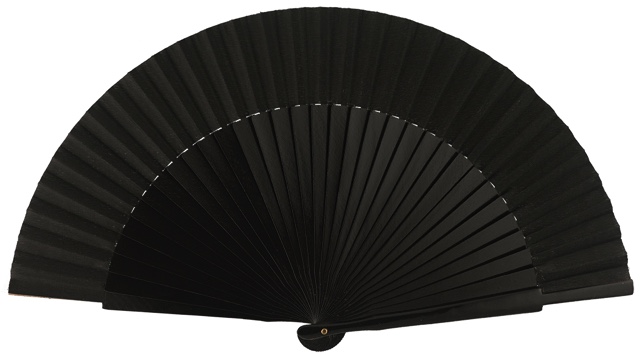Wooden fan in colors 4055NEG