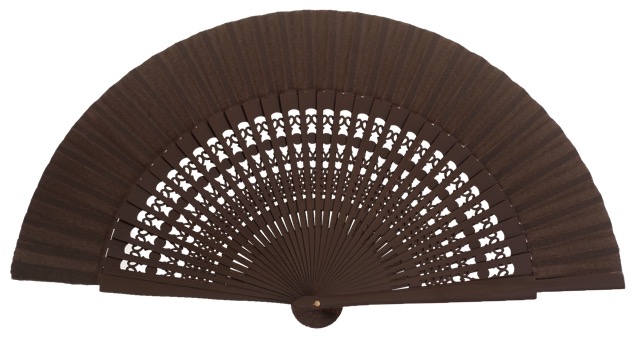 Wooden fan in colors 4056MRR