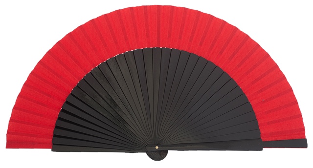 Wooden fan in colors 4057NER