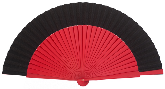 Wooden fan in colors 4057RJN