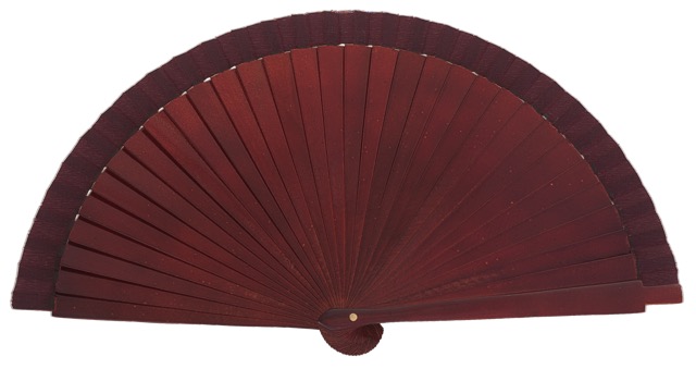 Wooden fan in colors 4060GRA