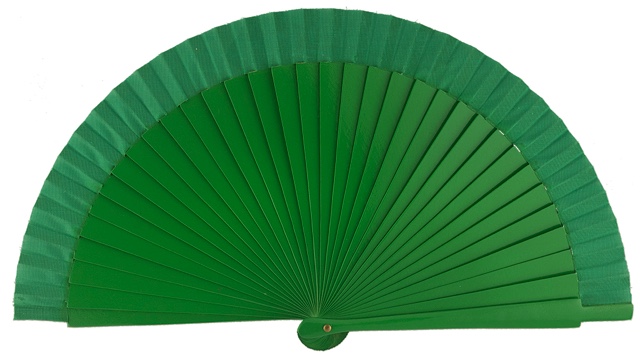 Wooden fan in colors 4060VER