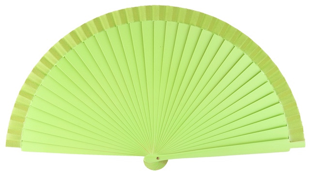 Wooden fan in colors 4066PIS