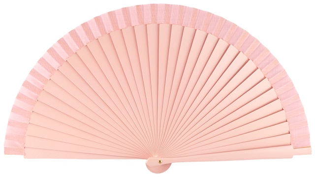 Wooden fan in colors 4066ROS