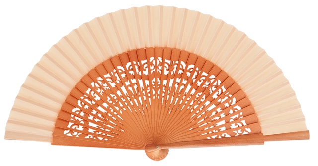 Wooden fan in colors 4319AVE