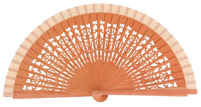Pear wood fan 4321AVE