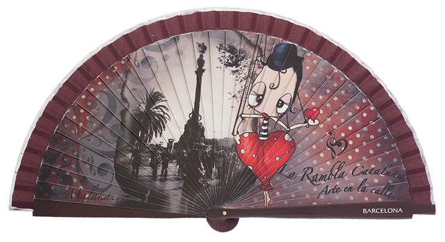 Wooden fan malaka collections 4420IMP