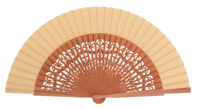 Pear wood fan 4462AVE