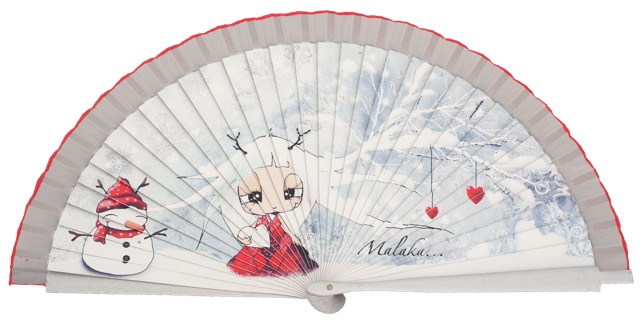 Wooden fan malaka collections 4534PLA