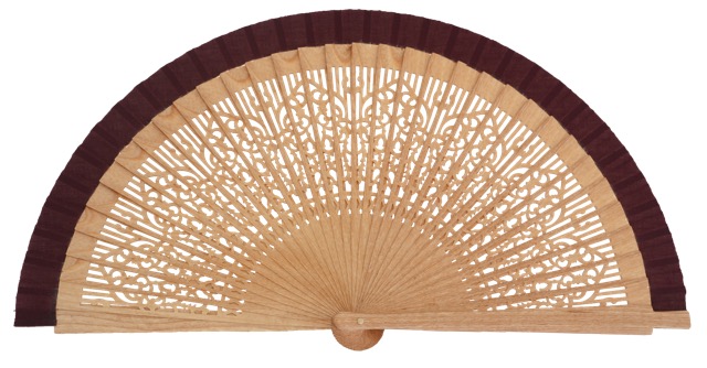 Oak wood fan 4567GRA