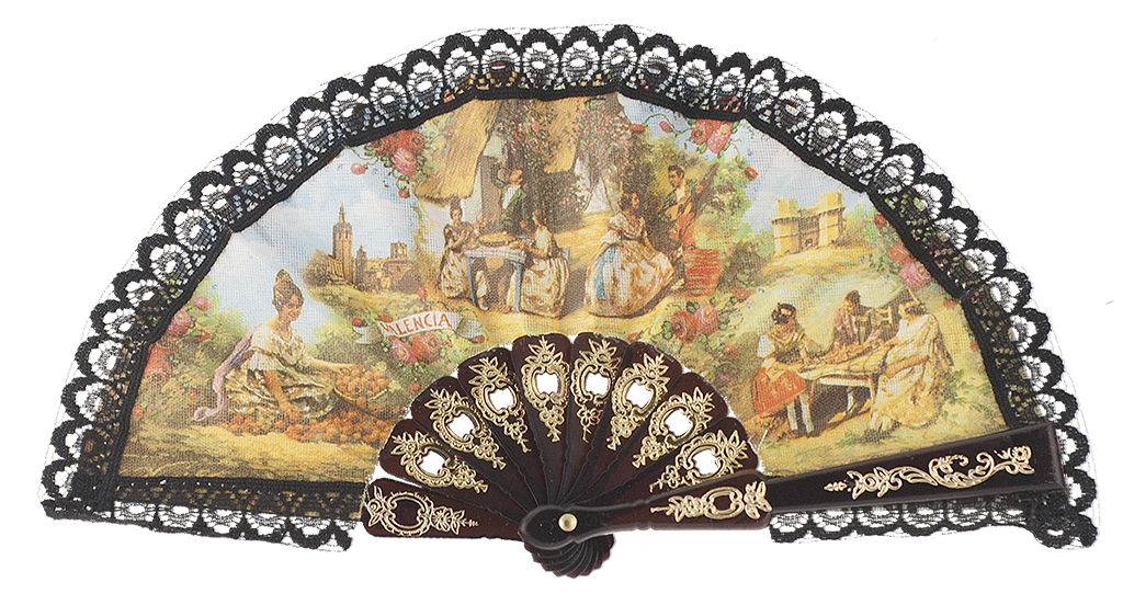 Abanico plástico colección
