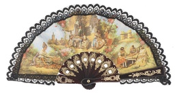 [625] Abanico plástico colección