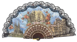 [263] Abanico plástico colección (NEG)