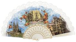 [263] Abanico plástico colección (BLA)