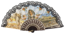 [266] Abanico plástico colección (NEG)