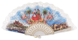 [270] Abanico plástico colección (BLA)