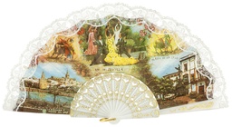 [272] Abanico plástico colección (BLA)