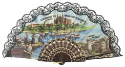[274] Abanico plástico colección (NEG)