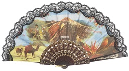 [279] Abanico plástico colección (NEG)