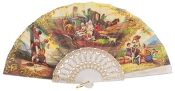 [76] Abanico plástico colección (BLA)
