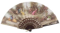 [79] Abanico plástico colección (NEG)