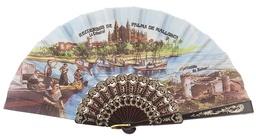 [108] Abanico plástico colección (NEG)
