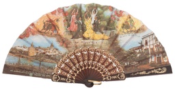 [111] Abanico plástico colección (NEG)