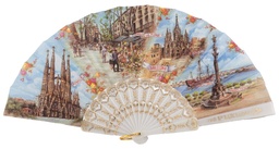 [120] Abanico plástico colección (BLA)