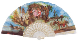[130] Abanico plástico colección (BLA)