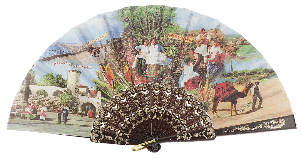 Abanico plástico colección