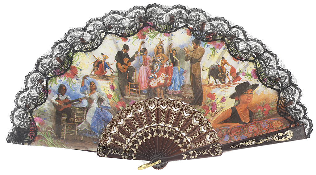 Abanico plástico colección