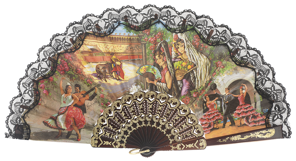 Abanico plástico colección