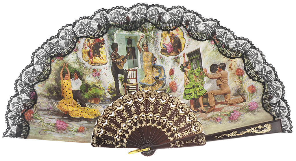 Abanico plástico colección