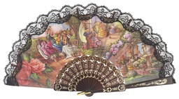 [280/3] Abanico plástico colección (NEG)