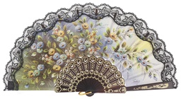 [286/8] Abanico plástico colección (NEG)