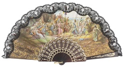 [289/3] Abanico plástico colección (NEG)